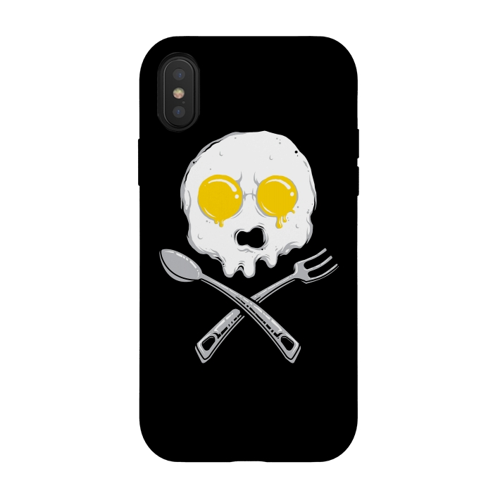 iPhone Xs / X StrongFit Eggskull by Afif Quilimo