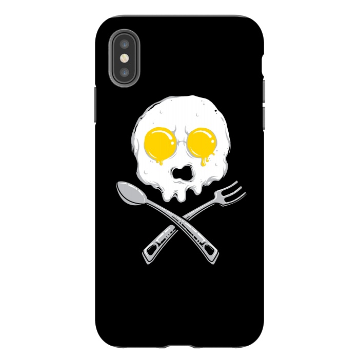 iPhone Xs Max StrongFit Eggskull by Afif Quilimo