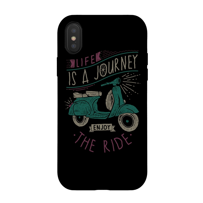 iPhone Xs / X StrongFit Life is a journey, enjoy the ride by Afif Quilimo
