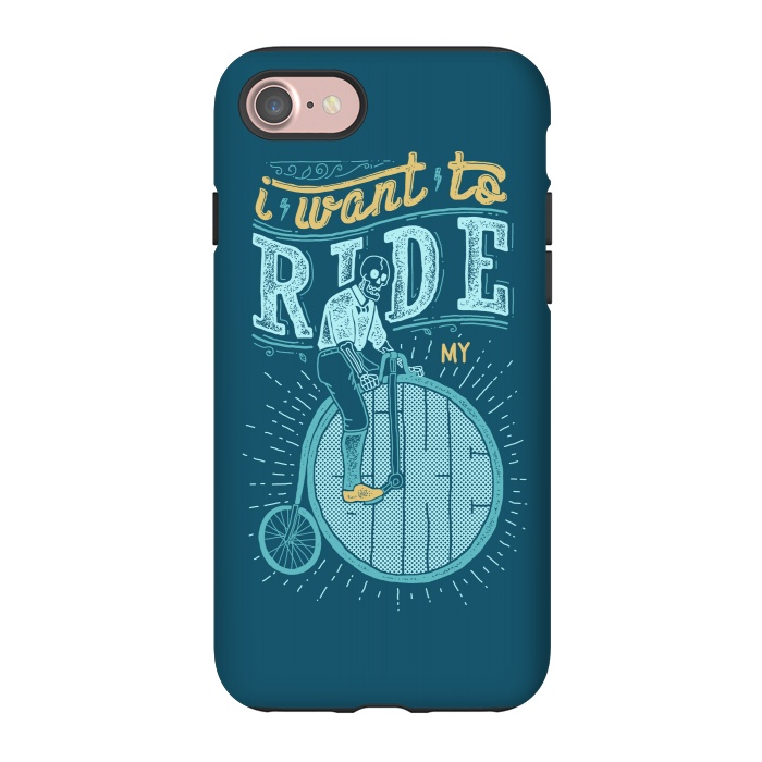 iPhone 7 StrongFit I want to ride my bike by Afif Quilimo