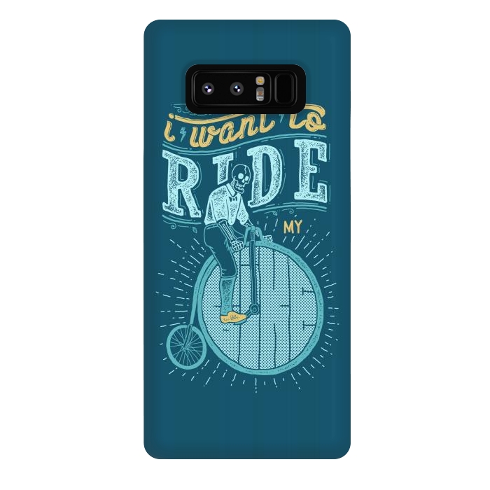 Galaxy Note 8 StrongFit I want to ride my bike by Afif Quilimo