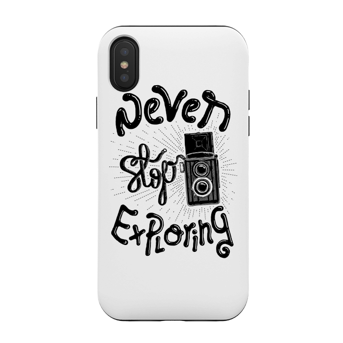 iPhone Xs / X StrongFit Never stop exploring by Afif Quilimo