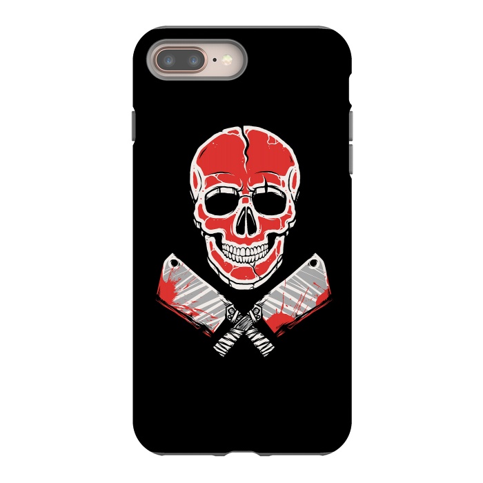 iPhone 7 plus StrongFit Skull Meat by Afif Quilimo