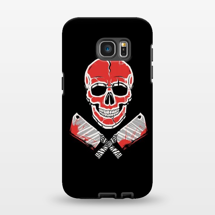 Galaxy S7 EDGE StrongFit Skull Meat by Afif Quilimo
