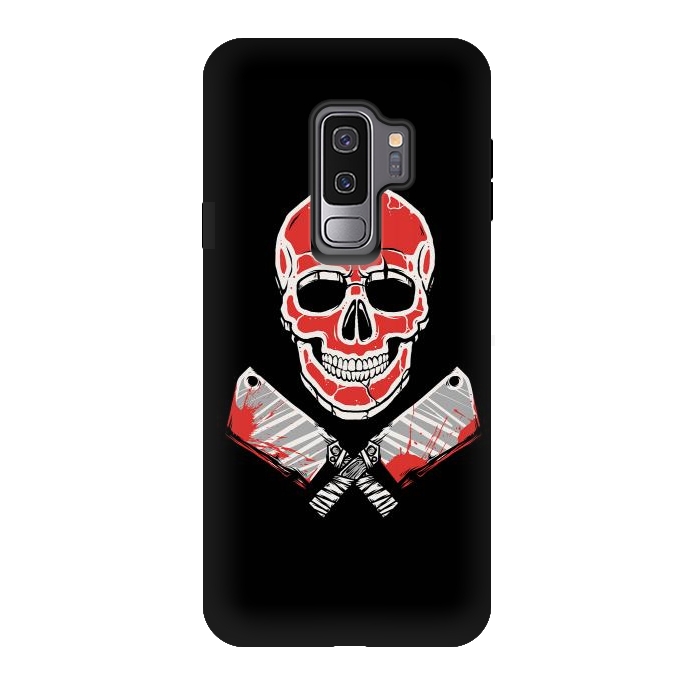 Galaxy S9 plus StrongFit Skull Meat by Afif Quilimo