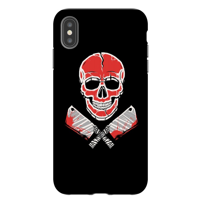 iPhone Xs Max StrongFit Skull Meat by Afif Quilimo