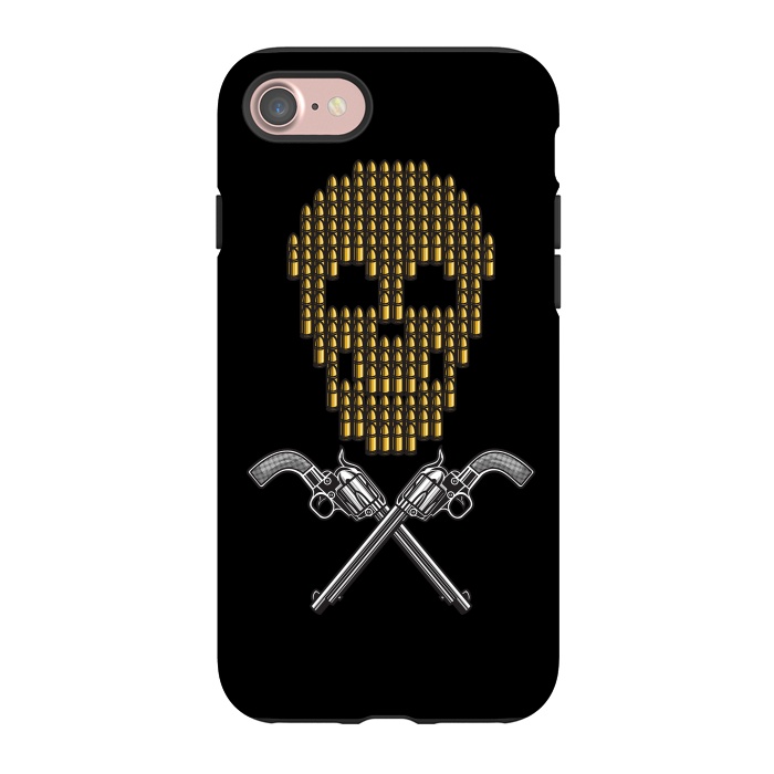 iPhone 7 StrongFit Skull Bullets by Afif Quilimo