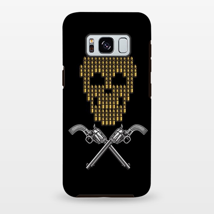 Galaxy S8 plus StrongFit Skull Bullets by Afif Quilimo