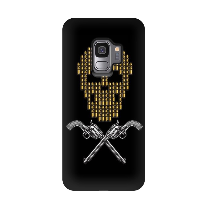 Galaxy S9 StrongFit Skull Bullets by Afif Quilimo