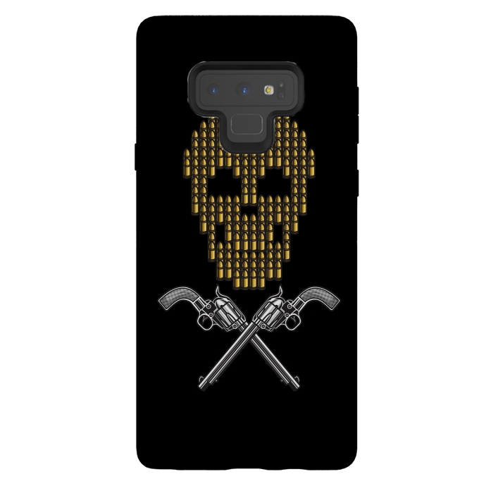 Galaxy Note 9 StrongFit Skull Bullets by Afif Quilimo