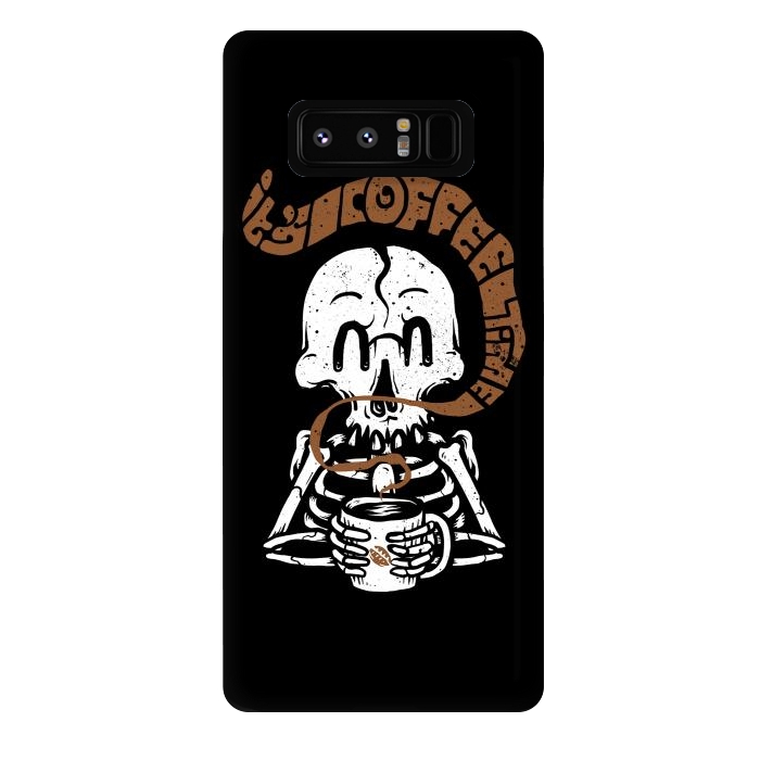 Galaxy Note 8 StrongFit It's Coffee Time by Afif Quilimo