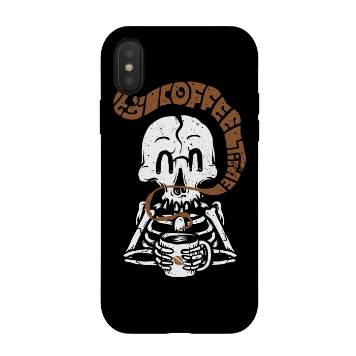 iPhone Xs / X StrongFit It's Coffee Time by Afif Quilimo