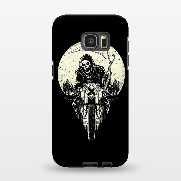Galaxy S7 EDGE StrongFit Grim Racer by Afif Quilimo