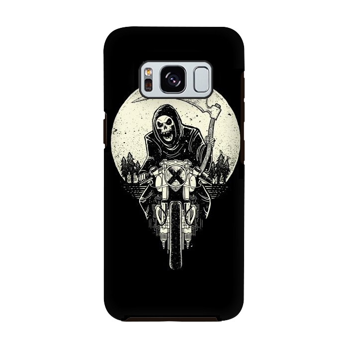 Galaxy S8 StrongFit Grim Racer by Afif Quilimo