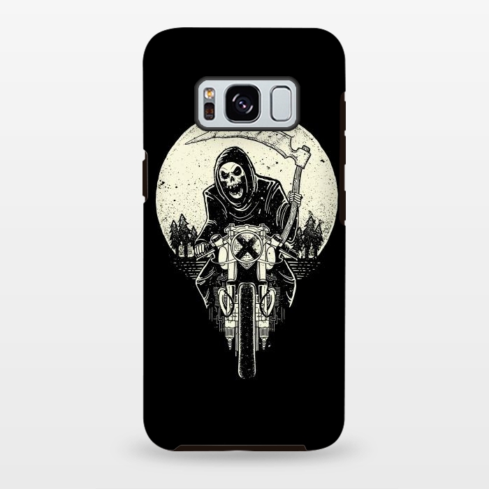 Galaxy S8 plus StrongFit Grim Racer by Afif Quilimo