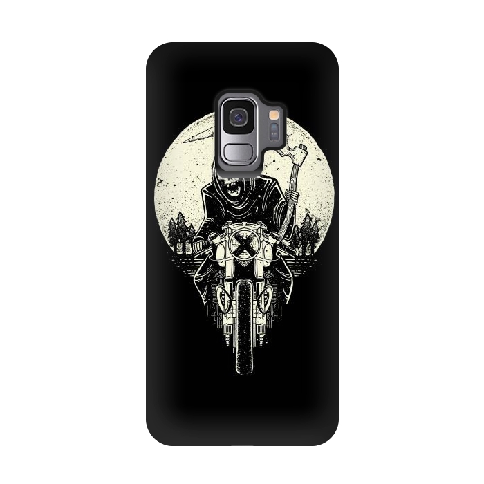 Galaxy S9 StrongFit Grim Racer by Afif Quilimo
