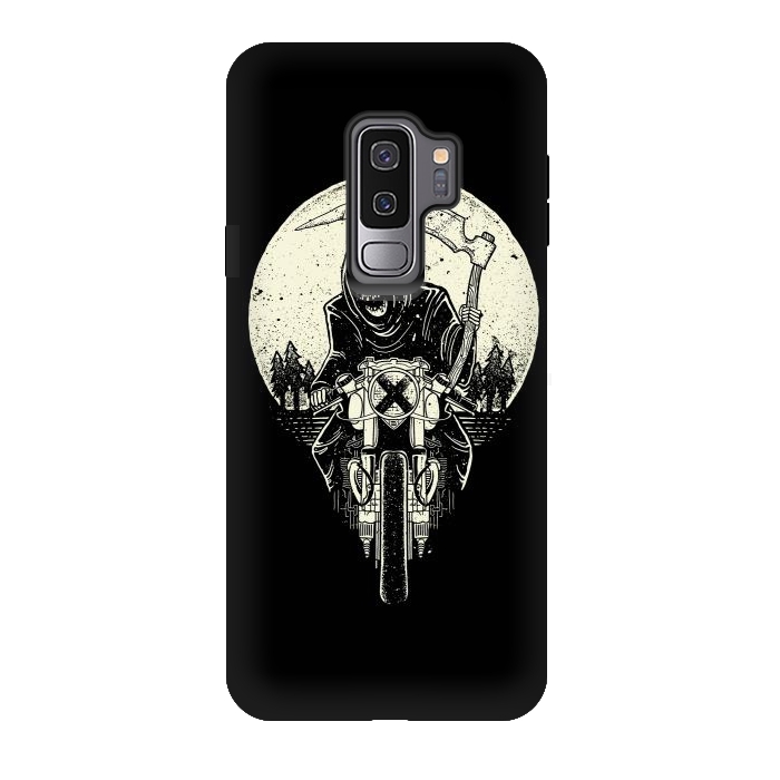 Galaxy S9 plus StrongFit Grim Racer by Afif Quilimo