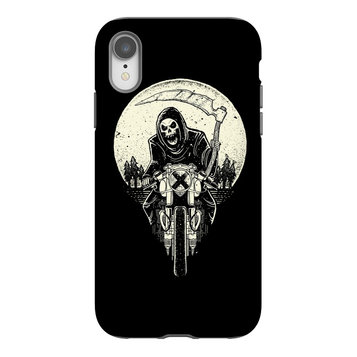 iPhone Xr StrongFit Grim Racer by Afif Quilimo