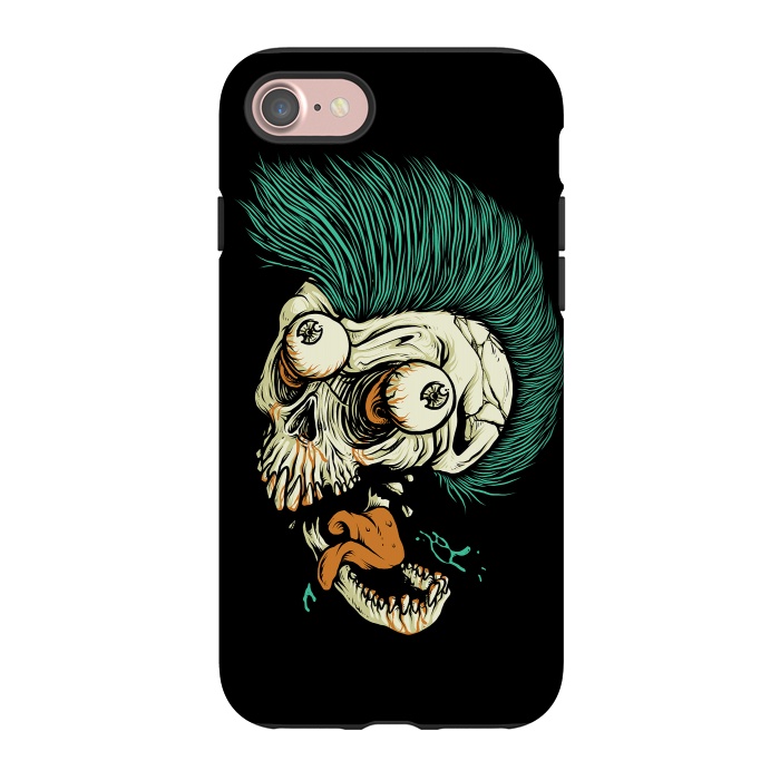 iPhone 7 StrongFit Skull Punk Style by Afif Quilimo
