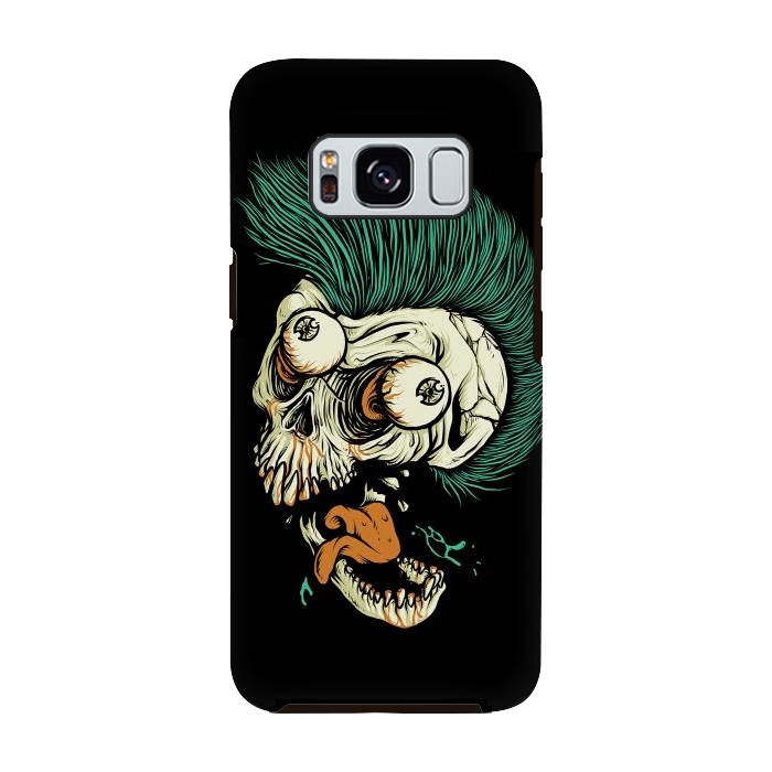 Galaxy S8 StrongFit Skull Punk Style by Afif Quilimo