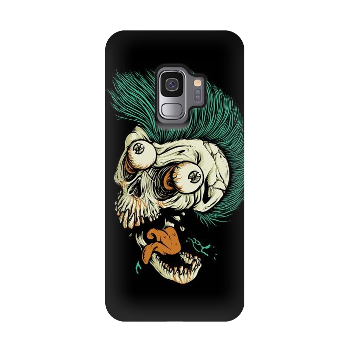 Galaxy S9 StrongFit Skull Punk Style by Afif Quilimo