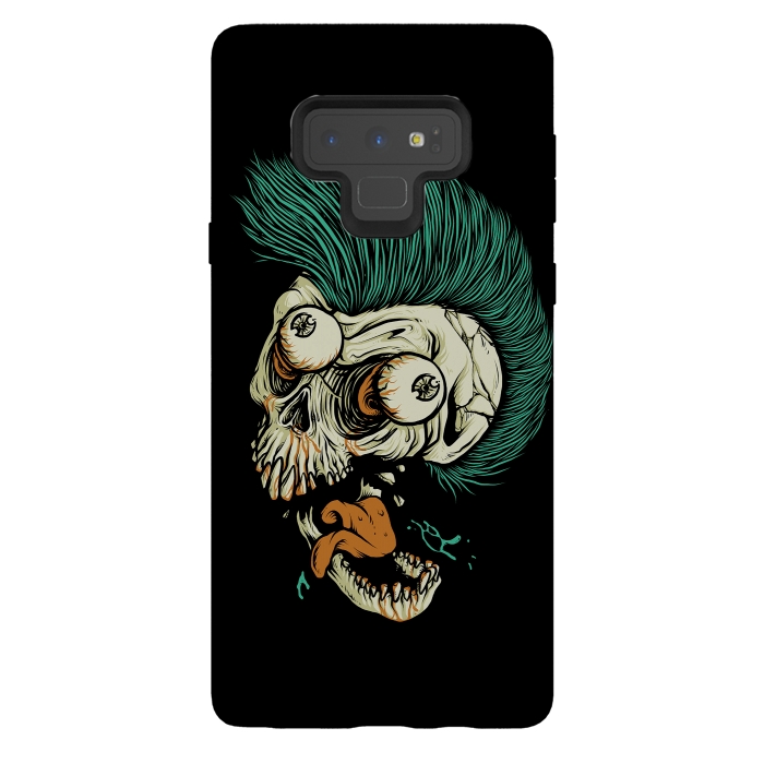 Galaxy Note 9 StrongFit Skull Punk Style by Afif Quilimo