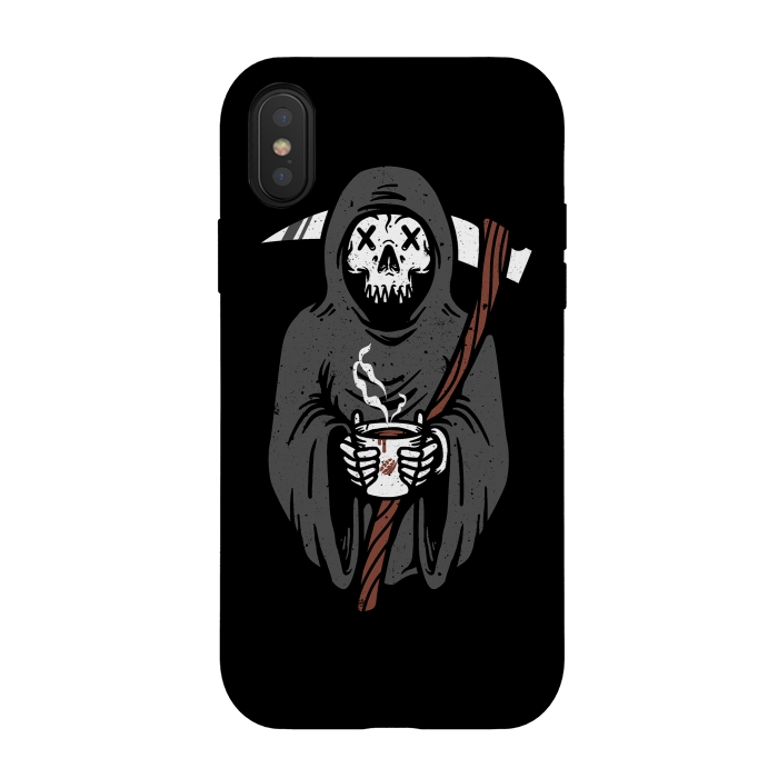 iPhone Xs / X StrongFit Coffee Reaper by Afif Quilimo