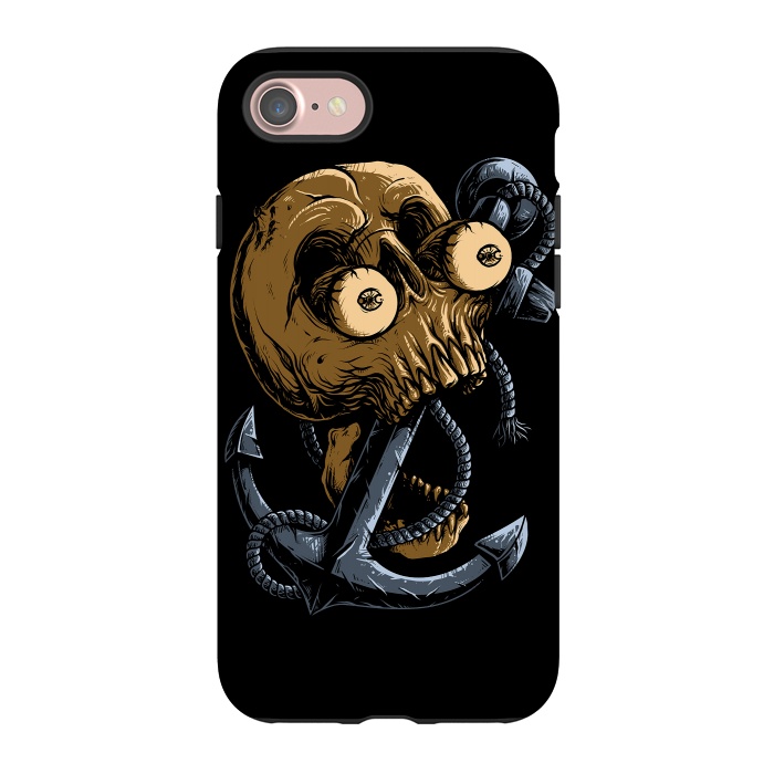 iPhone 7 StrongFit Skull Anchor by Afif Quilimo