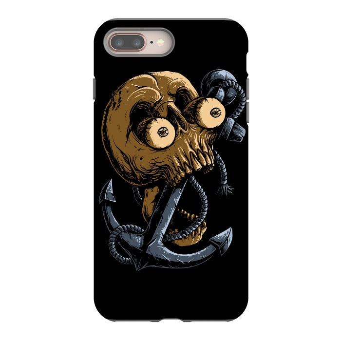 iPhone 7 plus StrongFit Skull Anchor by Afif Quilimo