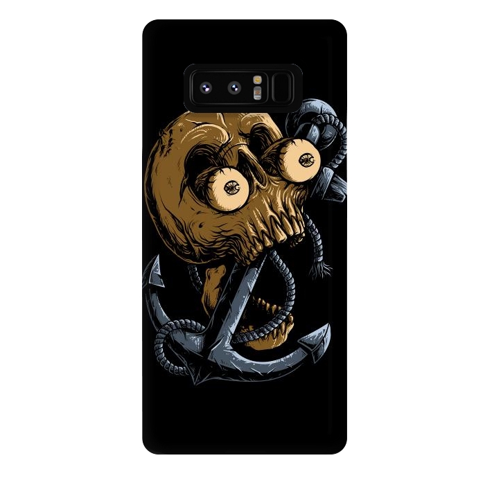 Galaxy Note 8 StrongFit Skull Anchor by Afif Quilimo
