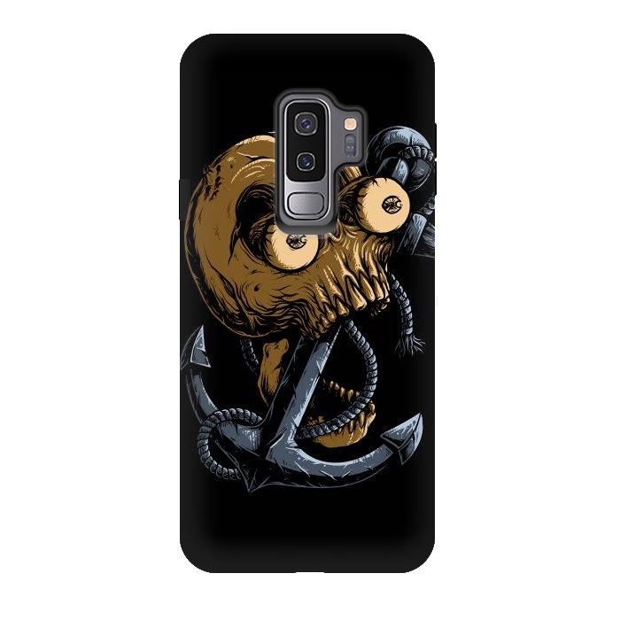 Galaxy S9 plus StrongFit Skull Anchor by Afif Quilimo