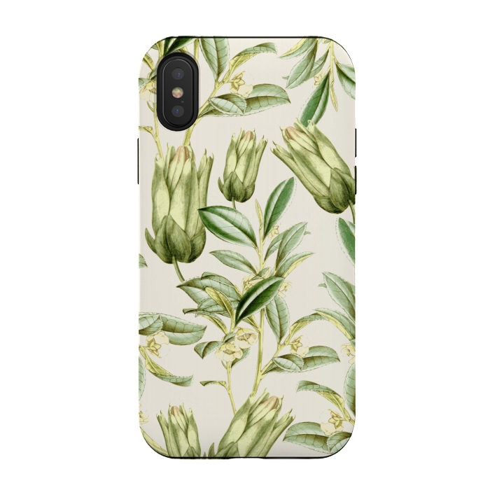 iPhone Xs / X StrongFit Vintage Meadow by Zala Farah