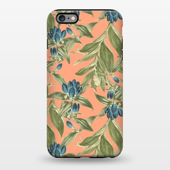 iPhone 6/6s plus StrongFit Blue Flowered Gentian  by Zala Farah