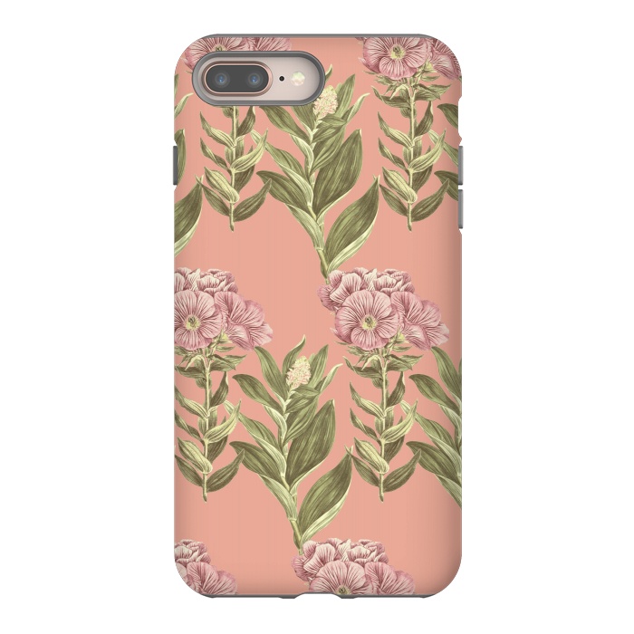 iPhone 7 plus StrongFit Blush Pink Flowers by Zala Farah