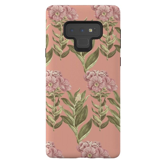 Galaxy Note 9 StrongFit Blush Pink Flowers by Zala Farah