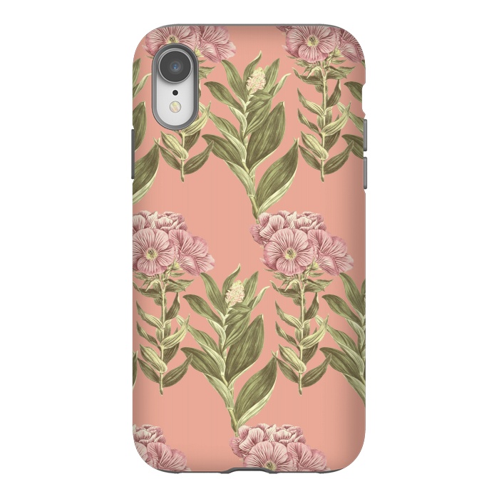 iPhone Xr StrongFit Blush Pink Flowers by Zala Farah