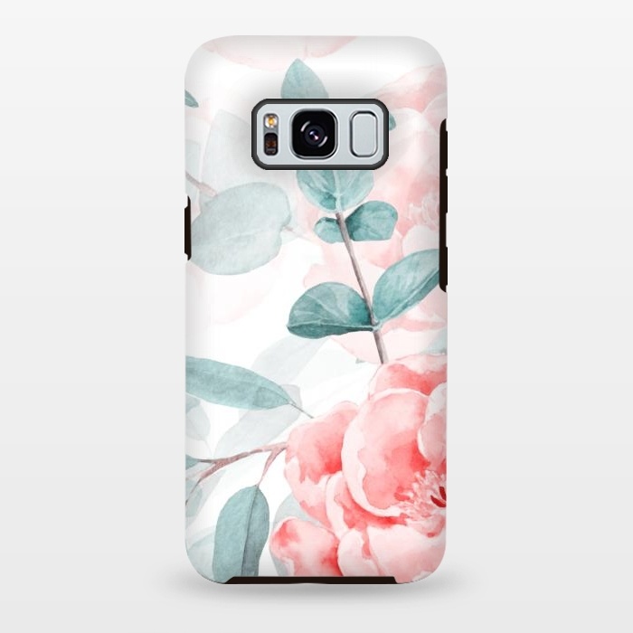 Galaxy S8 plus StrongFit Rose Blush and Eucalyptus by  Utart