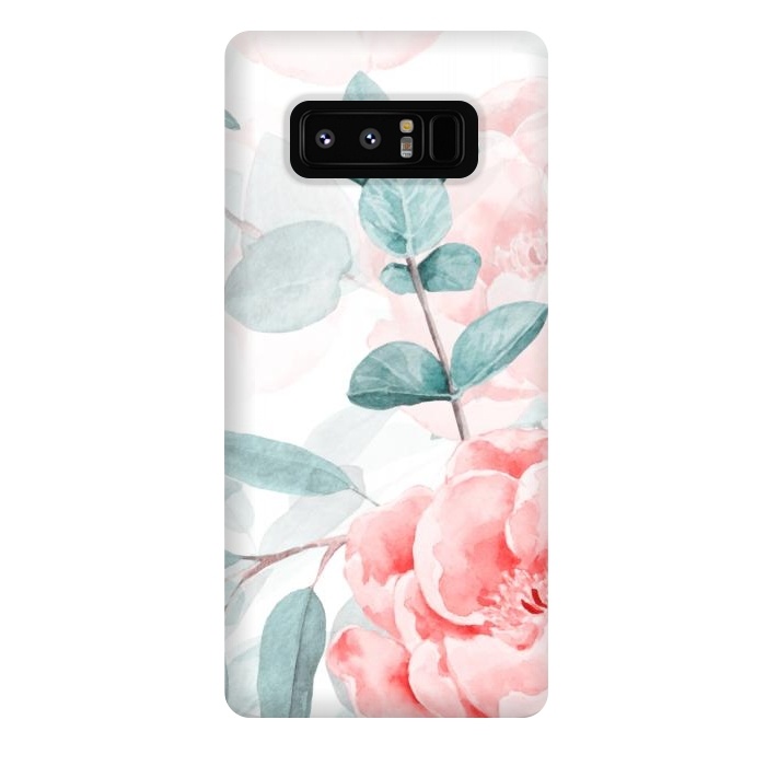 Galaxy Note 8 StrongFit Rose Blush and Eucalyptus by  Utart