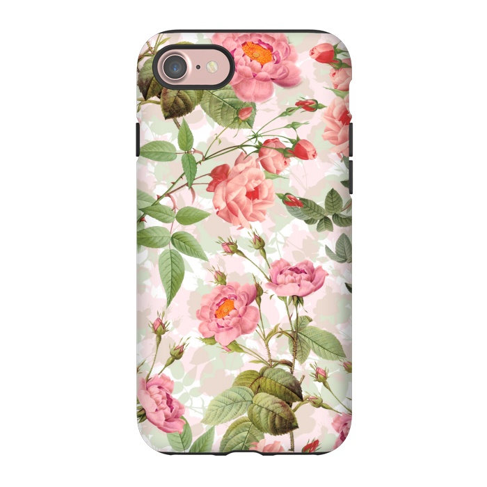 iPhone 7 StrongFit Cute Vintage Roses by  Utart