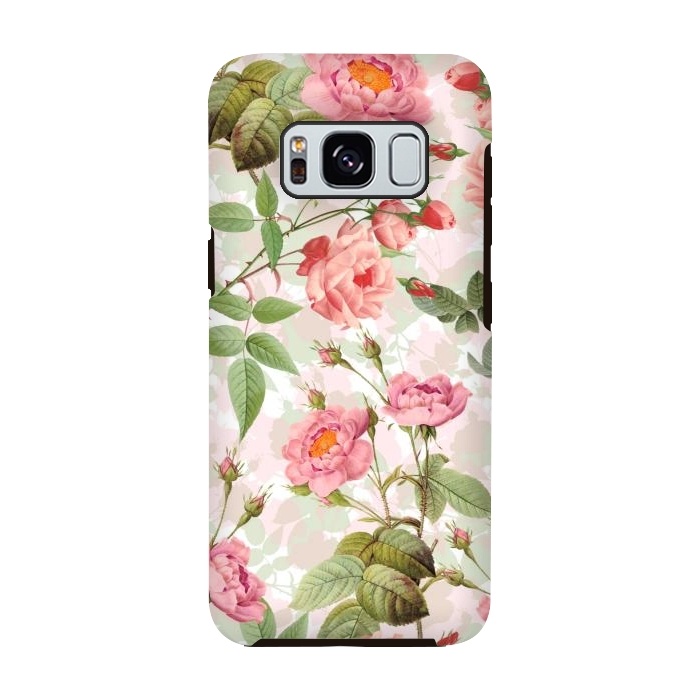 Galaxy S8 StrongFit Cute Vintage Roses by  Utart