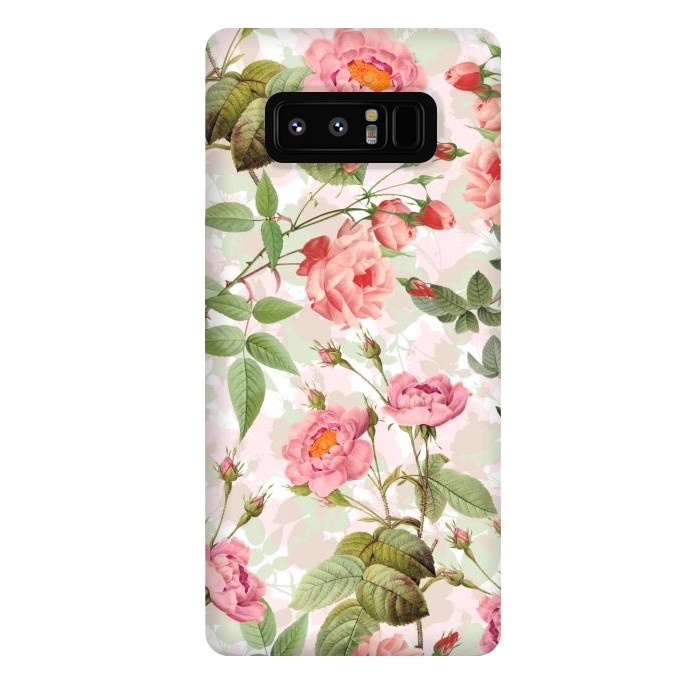 Galaxy Note 8 StrongFit Cute Vintage Roses by  Utart