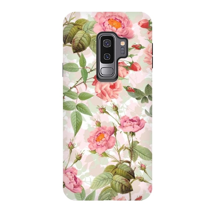 Galaxy S9 plus StrongFit Cute Vintage Roses by  Utart