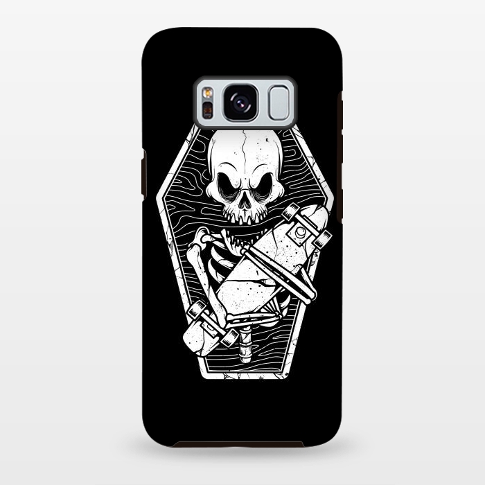 Galaxy S8 plus StrongFit Skull Until the End by Afif Quilimo