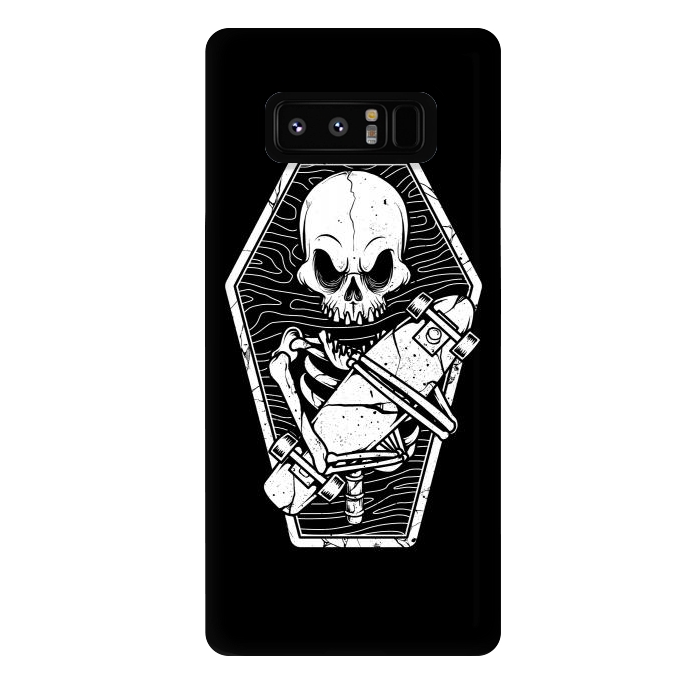 Galaxy Note 8 StrongFit Skull Until the End by Afif Quilimo
