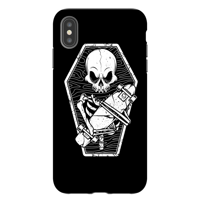 iPhone Xs Max StrongFit Skull Until the End by Afif Quilimo