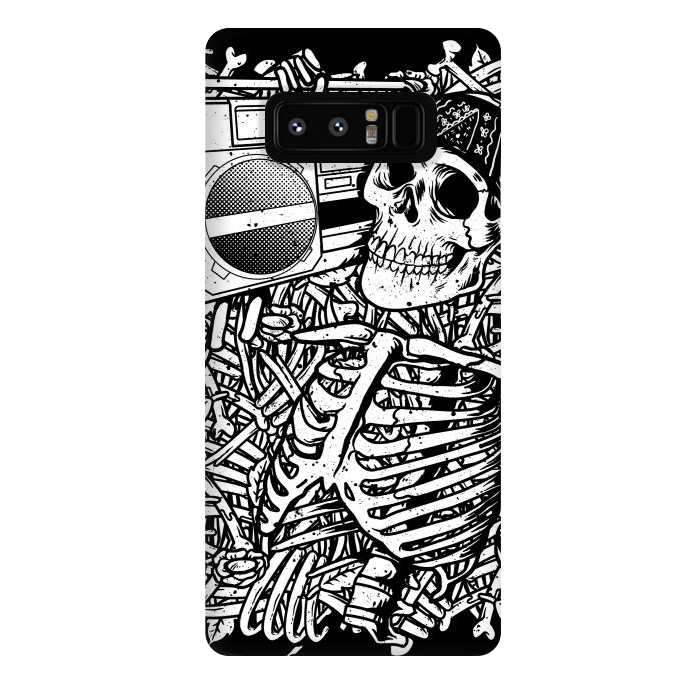 Galaxy Note 8 StrongFit Skull Boombox by Afif Quilimo