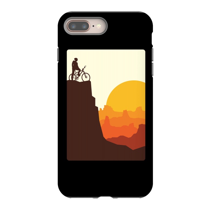iPhone 7 plus StrongFit Mountain Biker by Afif Quilimo