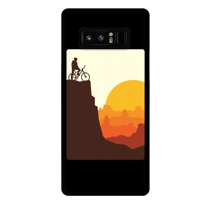 Galaxy Note 8 StrongFit Mountain Biker by Afif Quilimo
