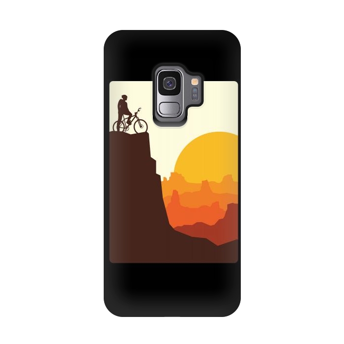 Galaxy S9 StrongFit Mountain Biker by Afif Quilimo
