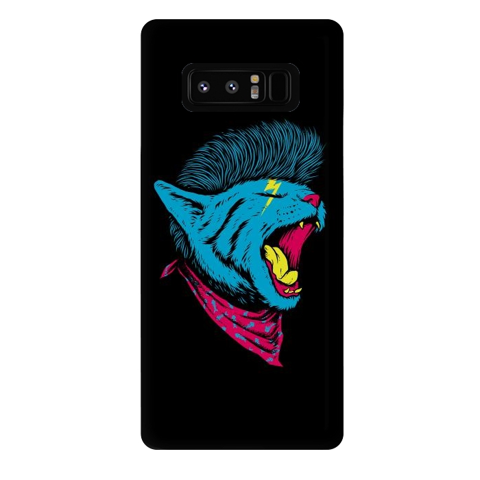 Galaxy Note 8 StrongFit Cat Punk by Afif Quilimo